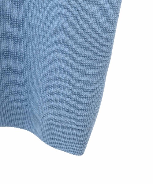 31 Sons de mode(トランテアン ソン ドゥ モード)の「ロゴ刺繍ポロニット(ポロシャツ・レディース・ブルー/オレンジ/ネイビー/オフホワイト・36)」の17枚目の写真