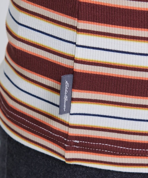Eddie Bauer（エディーバウアー）の「エッセンシャルズ リブ Tシャツ（Tシャツ/カットソー・レディース・ブラウン/ブラック/ホワイト/ネイビー・M/S/XL/L）」の10枚目の写真