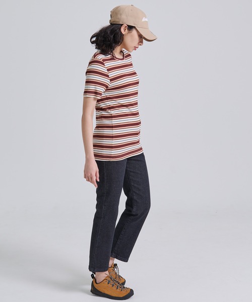 Eddie Bauer（エディーバウアー）の「エッセンシャルズ リブ Tシャツ（Tシャツ/カットソー・レディース・ブラウン/ブラック/ホワイト/ネイビー・M/S/XL/L）」の19枚目の写真