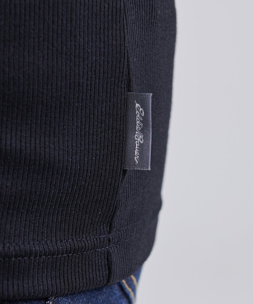 Eddie Bauer（エディーバウアー）の「エッセンシャルズ リブ Tシャツ（Tシャツ/カットソー・レディース・ブラウン/ブラック/ホワイト/ネイビー・M/S/XL/L）」の7枚目の写真