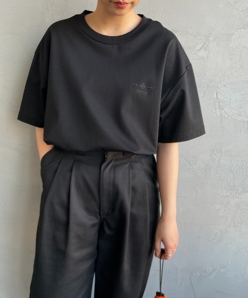 tシャツ 「TATRAS/タトラス」 NUNKI ブランドロゴ ショートスリーブTシャツ レディース メンズ TATRAS tシャツ 「TATRAS/タトラス」 NUNKI ブランドロゴ