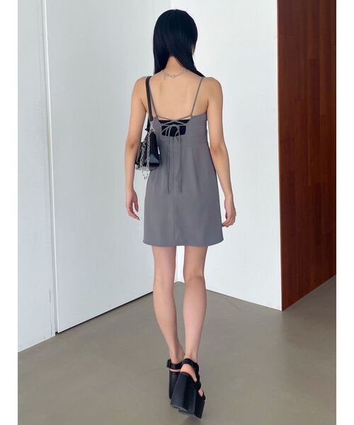 EMODA(エモダ)の「バックレースアップワンピース(ワンピース・レディース・ブラック/グレー/その他・FREE)」の21枚目の写真