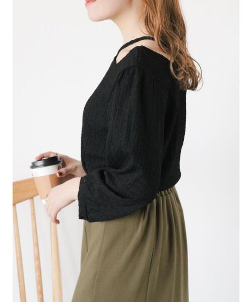 ehka sopo（エヘカソポ）の「前後2WAYスクエアネックカットソー（T