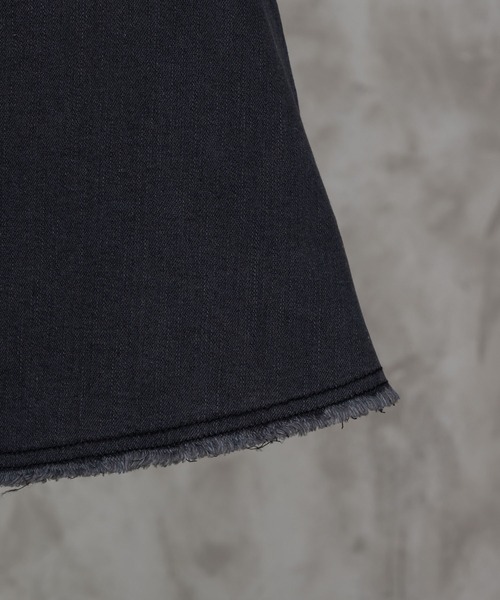 adree(アドリー)の「fringe denim stretch mermaid long skirt / フリンジデニムストレッチマーメイドロングスカート(デニムスカート・レディース・ライトブルー/グレー・MEDIUM/SMALL)」の21枚目の写真