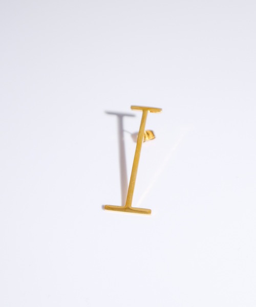TUWAKRIM(トゥワクリム)の「【TUWAKRIM】レターピアス(ピアス(片耳用)・レディース・K/L/M/N/B/G/I/P/R/Y/A/J/O/Q/X/Z/C/D/E/U/V/W/F/S/T/H・FREE)」の9枚目の写真