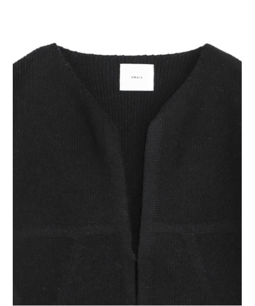 AMAIL（アマイル）の「Silhouette knit（ニット/セーター・レディース・ブラック/アイボリー・FREE）」の14枚目の写真