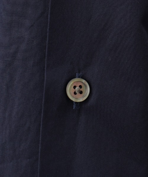 DANTON（ダントン）の「[DANTON/ダントン] コットンポプリン ショートスリーブワークシャツ（シャツ/ブラウス・レディース・グレイッシュベージュ/ネイビー/ホワイト・40/38/42）」の8枚目の写真