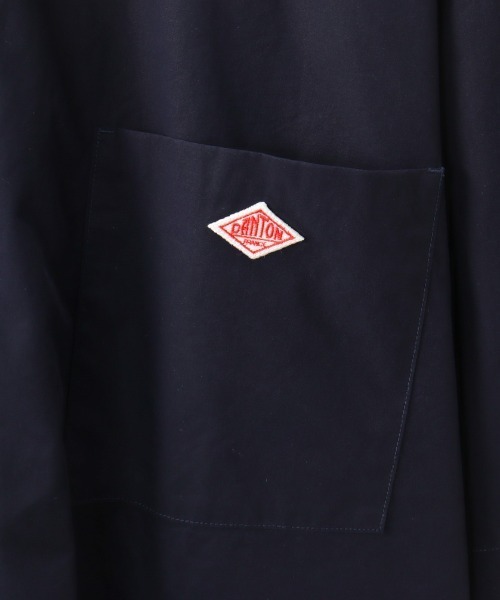 DANTON（ダントン）の「[DANTON/ダントン] コットンポプリン ショートスリーブワークシャツ（シャツ/ブラウス・レディース・グレイッシュベージュ/ネイビー/ホワイト・40/38/42）」の7枚目の写真