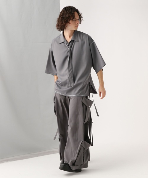 HARE シルバーPツキボウタイシャツ HARE（ハレ）の「シルバーパーツボウタイシャツ(HARE)（シャツ