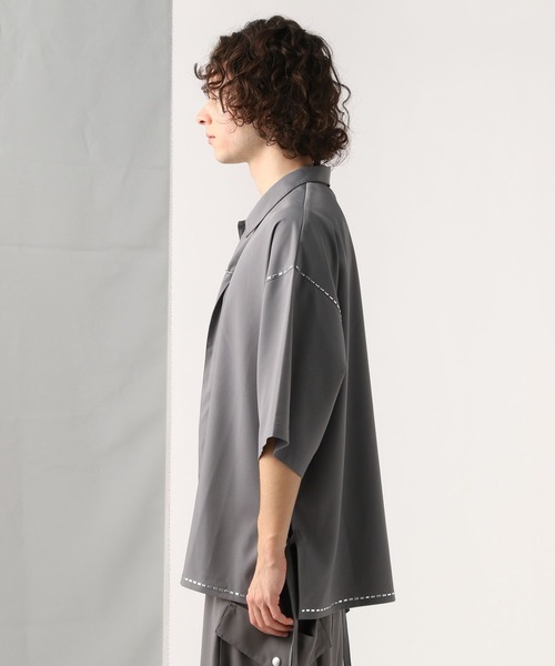 HARE(ハレ)の「【SET UP対応】シルバーパーツスキッパーボウタイシャツ(HARE)(シャツ/ブラウス・メンズ・グレー/ブラック/ホワイト・FREE)」の20枚目の写真