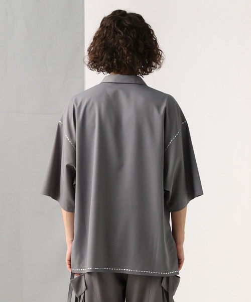 HARE(ハレ)の「【SET UP対応】シルバーパーツスキッパーボウタイシャツ(HARE)(シャツ/ブラウス・メンズ・グレー/ブラック/ホワイト・FREE)」の21枚目の写真