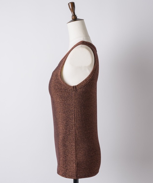 Gajessグリッタータンクトップ Gajess】Glitter Camisole Gajess Glitter Camisole Tank Tops