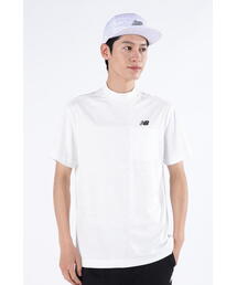 New Balance Golf（ニューバランスゴルフ）の「【new balance golf】ドライビングレインカモ柄 半袖 モックネック プルオーバー (MENS SPORT)（Tシャツ/カットソー・メンズ）」