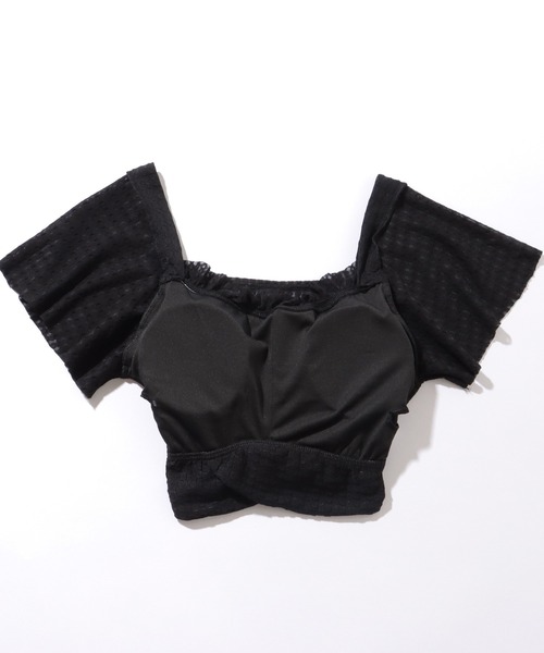 Lace Ladies（レースレディース）の「フリル ギャザー シアー スカート タンキニ スイムウエア（水着・レディース・ブラック/アイボリー・M/L/XL）」の19枚目の写真