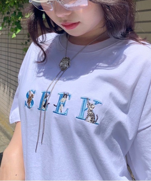 Teem Store(チームストア)の「ワンポイントサガラ刺繍Tシャツ(Tシャツ/カットソー・レディース・その他1/その他2/その他3/オレンジ/グリーン/ネイビー/レッド/その他4/ブラック・M/L)」の8枚目の写真