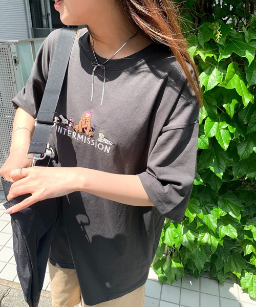 Teem Store(チームストア)の「ワンポイントサガラ刺繍Tシャツ(Tシャツ/カットソー・レディース・その他1/その他2/その他3/オレンジ/グリーン/ネイビー/レッド/その他4/ブラック・M/L)」の3枚目の写真