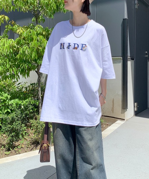 Teem Store(チームストア)の「ワンポイントサガラ刺繍Tシャツ(Tシャツ/カットソー・レディース・その他1/その他2/その他3/オレンジ/グリーン/ネイビー/レッド/その他4/ブラック・M/L)」の21枚目の写真