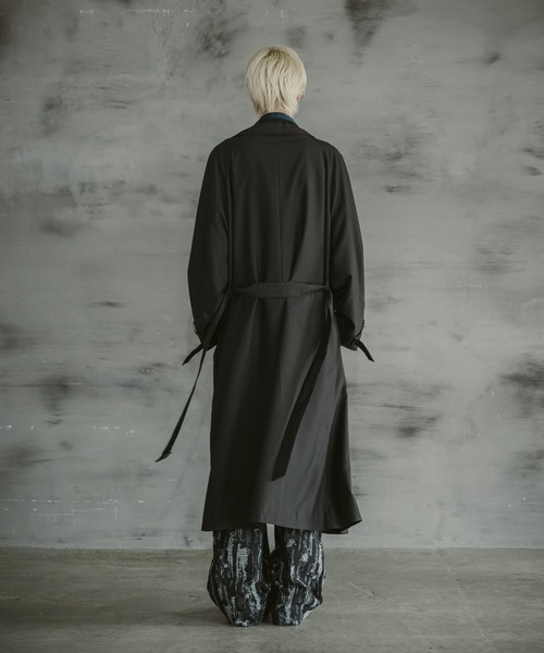 CASPER JOHN（キャスパージョン）の「Pin head over coat/ピンヘッドオーバーコート（その他アウター・メンズ・ブラック/ブラウン・LARGE/MEDIUM/SMALL/X-SMALL）」の7枚目の写真