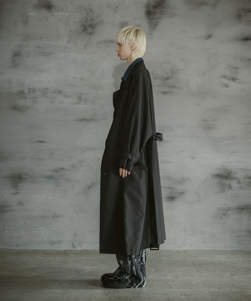 CASPER JOHN（キャスパージョン）の「Pin head over coat/ピンヘッドオーバーコート（その他アウター・メンズ・ブラック/ブラウン・LARGE/MEDIUM/SMALL/X-SMALL）」の6枚目の写真