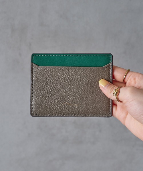 Actually（アクチュアリー）の「本革カードケース（カードケース・レディース・イエロー/グリーン・フリー）」の14枚目の写真