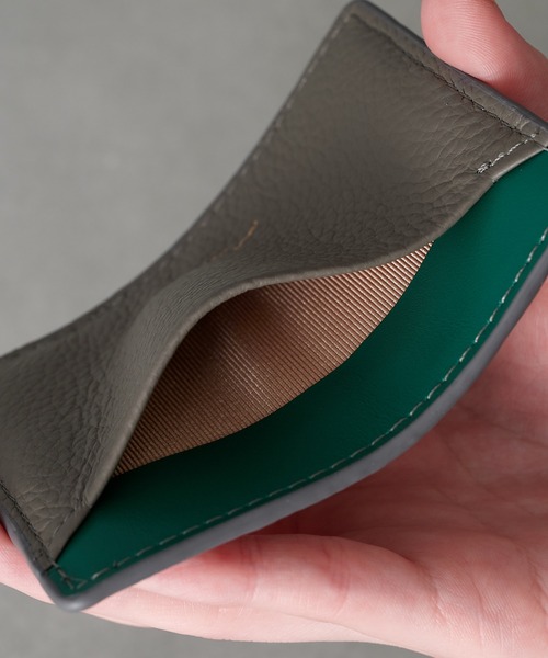 Actually（アクチュアリー）の「本革カードケース（カードケース・レディース・イエロー/グリーン・フリー）」の9枚目の写真