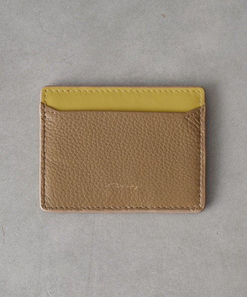 Actually（アクチュアリー）の「本革カードケース（カードケース・レディース・イエロー/グリーン・フリー）」の11枚目の写真