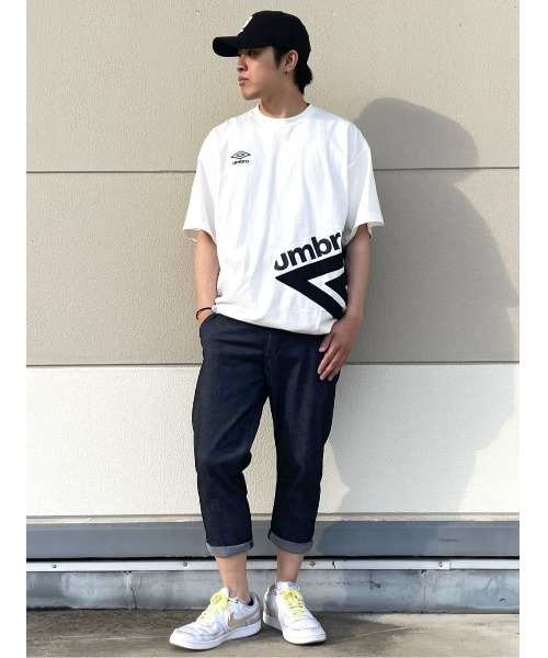 UMBRO(アンブロ)の「UMBRO(アンブロ)切替半袖Tシャツ(Tシャツ/カットソー・メンズ・ブラック/ホワイト・XL/M/L)」の10枚目の写真
