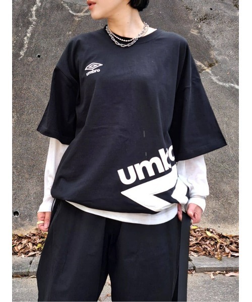 セール】【umbro】別注切替半袖Tシャツ（Tシャツ/カットソー