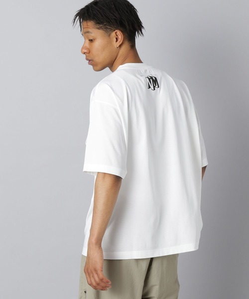 NUMERALS（ヌメラルズ）の「【NUMERALS】ショートスリーブプリントTシャツ（Tシャツ/カットソー・メンズ・カーキ/ブラック/ホワイト・MEDIUM/LARGE）」の6枚目の写真