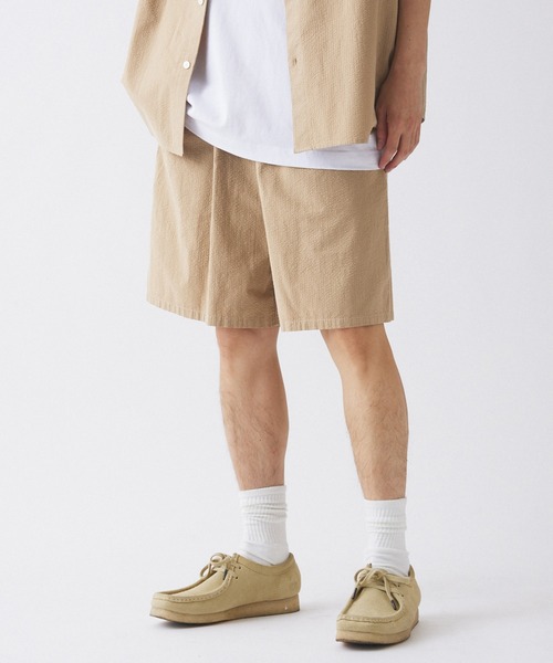417 EDIFICE（フォーワンセブンエディフィス）の「【ZOZO限定】Seersucker utility shorts / シアサッカーユーティリティショーツ（その他パンツ・メンズ・ブラック/ネイビー/ベージュ/チャコール・XL/L/M/S/XS）」の15枚目の写真