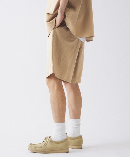 417 EDIFICE（フォーワンセブンエディフィス）の「【ZOZO限定】Seersucker utility shorts / シアサッカーユーティリティショーツ（その他パンツ・メンズ・ブラック/ネイビー/ベージュ/チャコール・XL/L/M/S/XS）」の16枚目の写真
