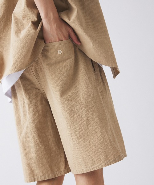 417 EDIFICE（フォーワンセブンエディフィス）の「【ZOZO限定】Seersucker utility shorts / シアサッカーユーティリティショーツ（その他パンツ・メンズ・ブラック/ネイビー/ベージュ/チャコール・XL/L/M/S/XS）」の7枚目の写真