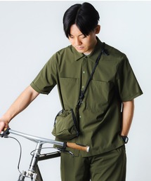 バックポケット半袖シャツ (収納サコッシュ付)