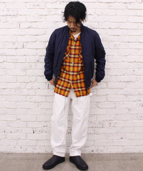 Alpha Industries（アルファインダストリーズ）の「【Ciaopanic】×【ALPHA/アルファ】 別注　リバーシブルMA-1（ミリタリージャケット・メンズ・オリーブ/ネイビー/ブラック・SMALL/MEDIUM/LARGE）」の8枚目の写真