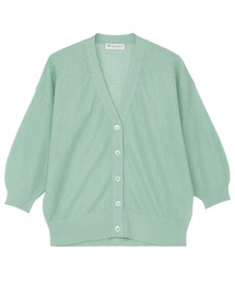 TOKYO SHIRTS | シャイニーシア梨地Vネックニットカーディガン(カーディガン/ボレロ)