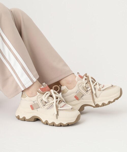 cs T&P(シーエスティーアンドピー)の「厚底メッシュハートスニーカー(スニーカー・レディース・ブラック/ベージュ・S/M/L/LL)」の19枚目の写真