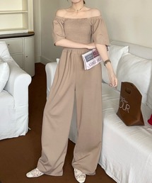 SHEENA（シーナ）の「2WAYショルダーオールインワン／ジャンプスーツ（つなぎ/オールインワン）」