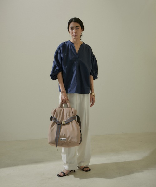 OUTDOOR PRODUCTS（アウトドアプロダクツ）の「【追加・A4対応】【OUTDOOR PRODUCTS for SALON】別注2WAYトートバッグ3（トートバッグ・レディース・ブラック/ベージュ系その他/オフホワイト・FREE）」の20枚目の写真