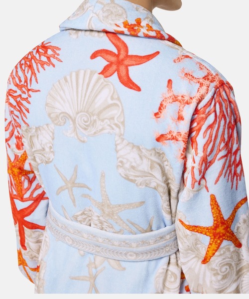 VERSACE（ヴェルサーチ）の「バロッコ シー・バスローブ（ガウン/バスローブ・レディース・ブルー/ピンク・L/M/XL）」の3枚目の写真