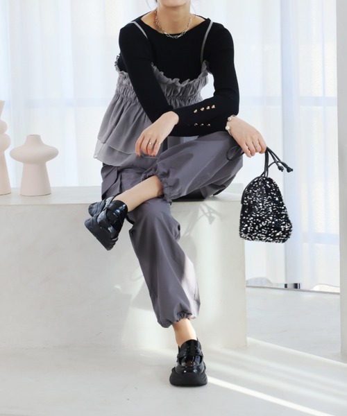 VIVIAN(ヴィヴィアン)の「厚底スニーカーローファー(ローファー・レディース・シルバー/ブラック系その他2/ブラック系その他/ブラウン系その他4・L/LL/S/M)」の9枚目の写真