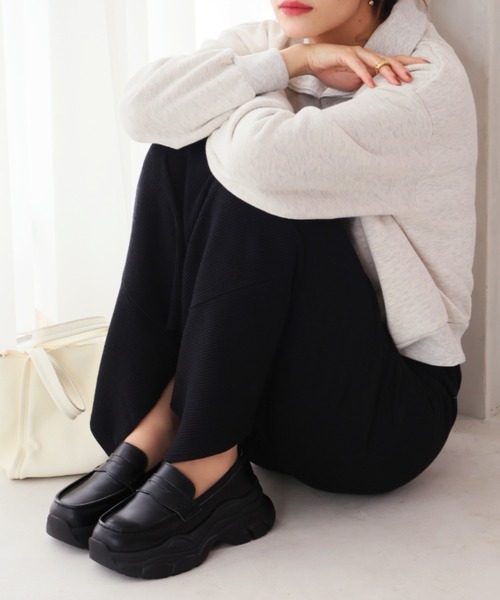 VIVIAN(ヴィヴィアン)の「厚底スニーカーローファー(ローファー・レディース・シルバー/ブラック系その他2/ブラック系その他/ブラウン系その他4・L/LL/S/M)」の19枚目の写真