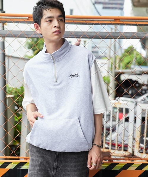 WEGO（ウィゴー）の「WEGO/ノースリハーフジッププルオーバー（スウェット・メンズ・ライトグレー/ブラック・MEDIUM/LARGE）」の13枚目の写真