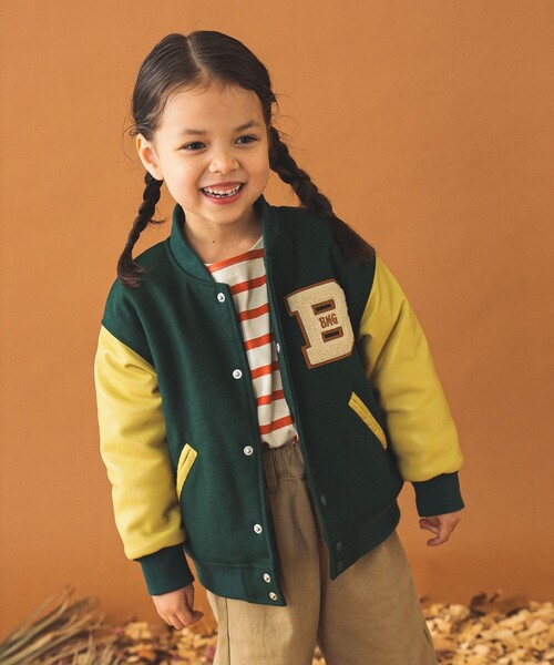 B:MING by BEAMS(ビーミングバイビームス)の「アワード ジャケット(100~140cm)(ブルゾン・キッズ・グリーン/ネイビー・140/130/120/110/100)」の5枚目の写真