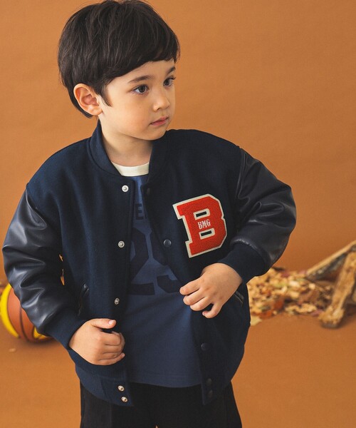 B:MING by BEAMS(ビーミングバイビームス)の「アワード ジャケット(100~140cm)(ブルゾン・キッズ・グリーン/ネイビー・140/130/120/110/100)」の8枚目の写真