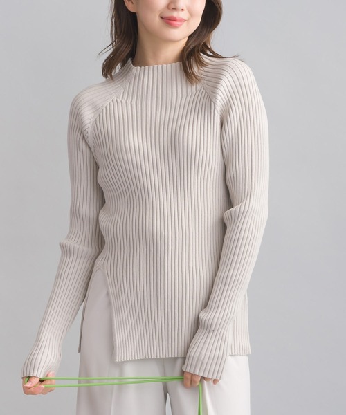 【セール】脇スリットハイネックニット（ニット/セーター）｜PICCIN（ピッチン）
