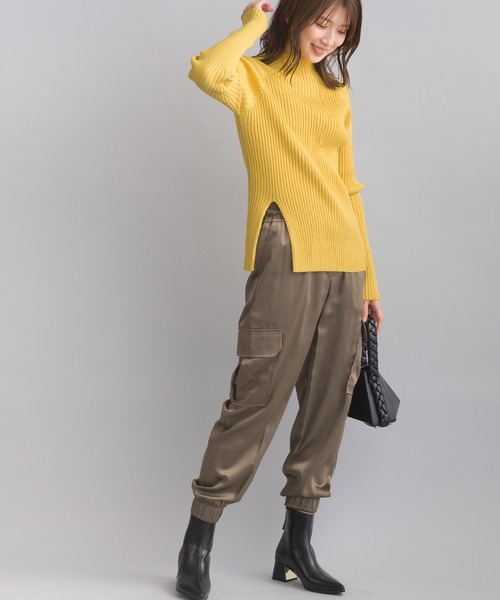 【セール】脇スリットハイネックニット（ニット/セーター）｜PICCIN（ピッチン）