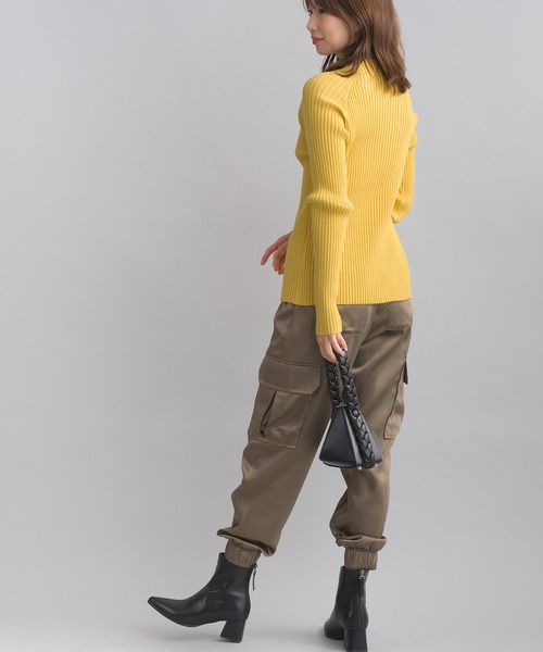 【セール】脇スリットハイネックニット（ニット/セーター）｜PICCIN（ピッチン）