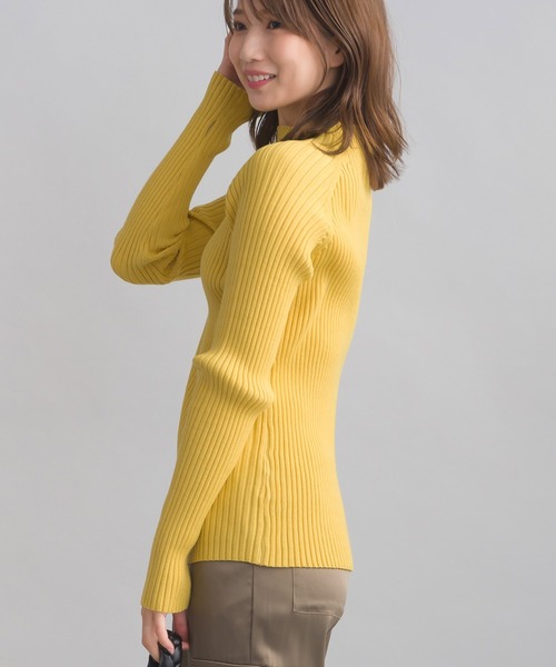 【セール】脇スリットハイネックニット（ニット/セーター）｜PICCIN（ピッチン）