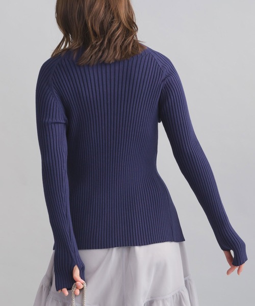 【セール】脇スリットハイネックニット（ニット/セーター）｜PICCIN（ピッチン）