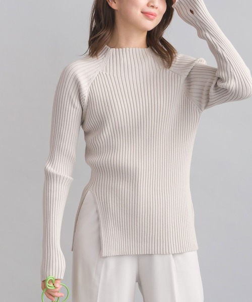 【セール】脇スリットハイネックニット（ニット/セーター）｜PICCIN（ピッチン）